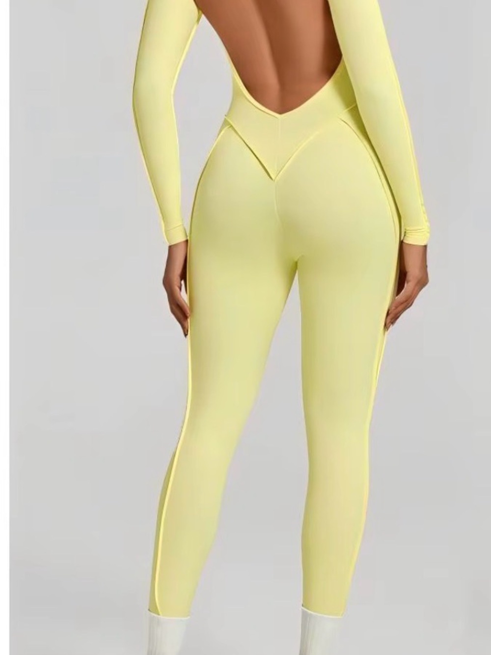 Kids Yellow Long-Sleeve One-Piece Jumpsuit